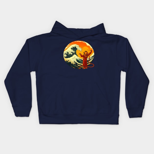 Maestro of Sea Kids Hoodie by Tobe_Fonseca